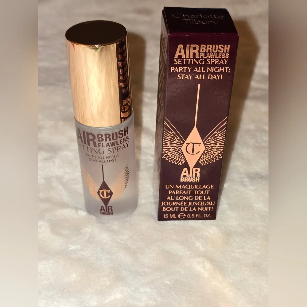 Charlotte Tilbury Airbrush Flawless Setting Spray – Travel Size 15 ml / 0.5 oz